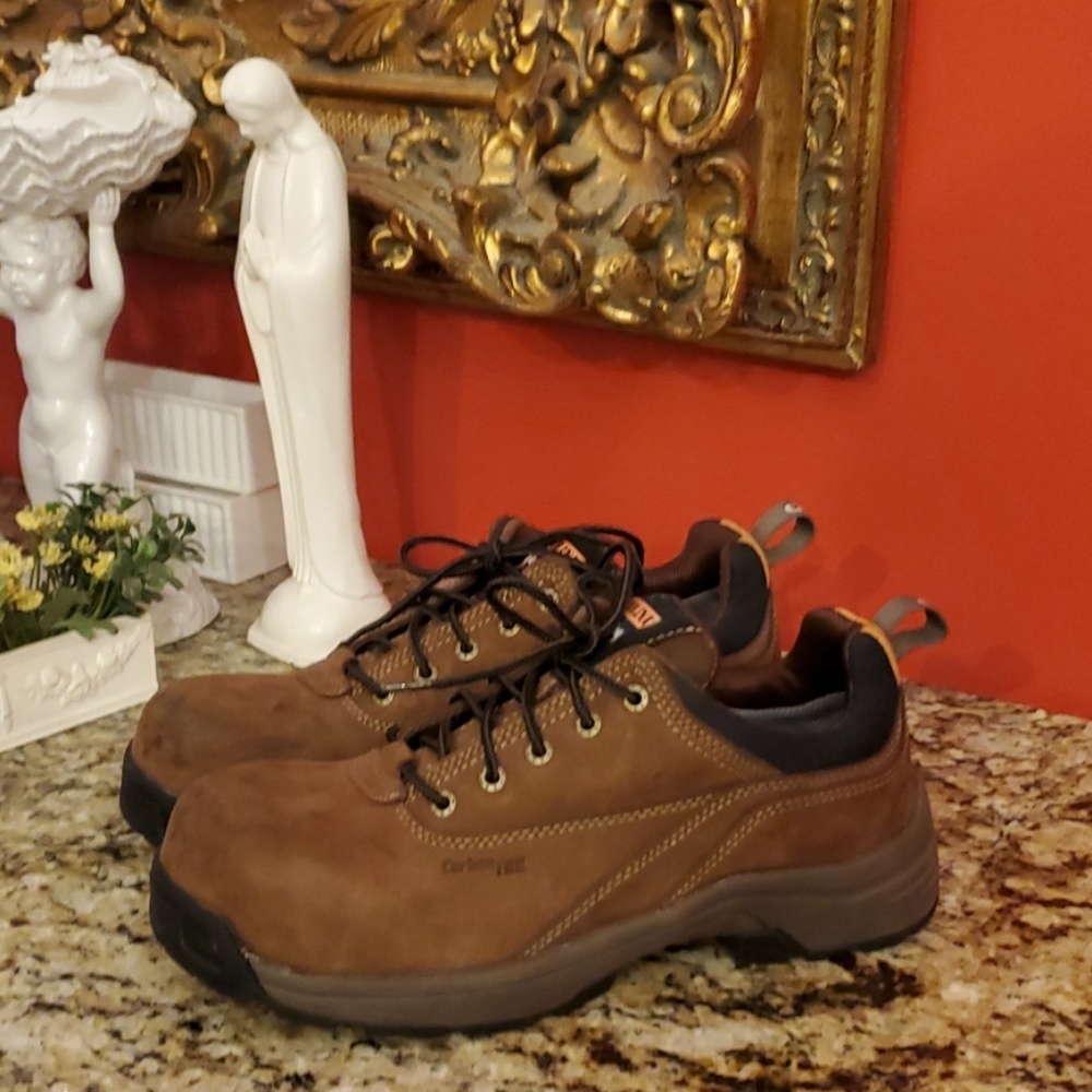 Carolina Ortholite Leather Steel Toe Shoes